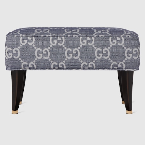 Taburete de jacquard con GG