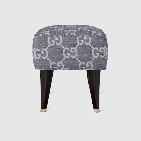 Taburete de jacquard con GG