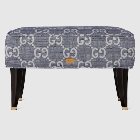 Taburete de jacquard con GG
