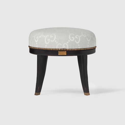 GG jacquard round stool Detail 5