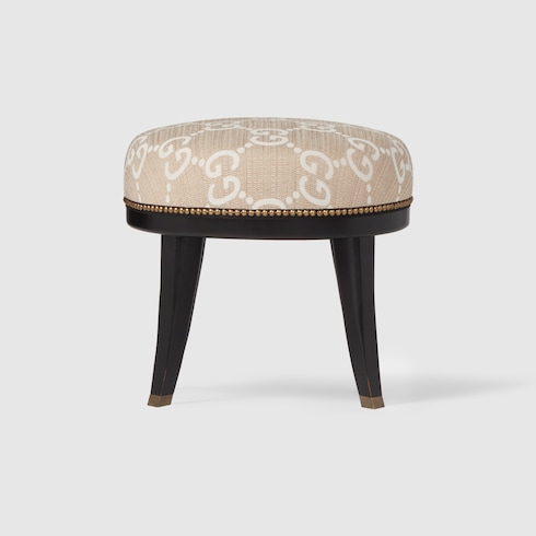 GG jacquard round stool Detail 4