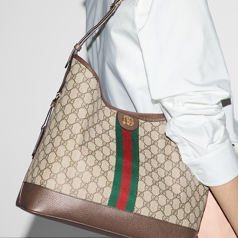 Bolso de hombro Ophidia tamaño grande