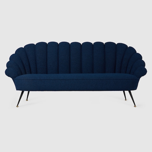 Sofa aus Bouclé
