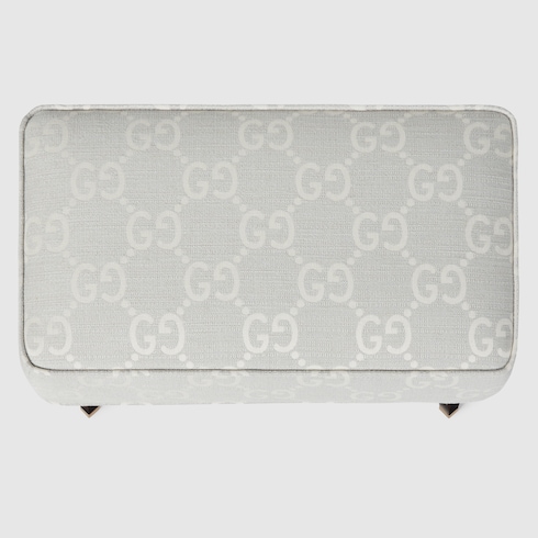 Sgabello con motivo GG jacquard