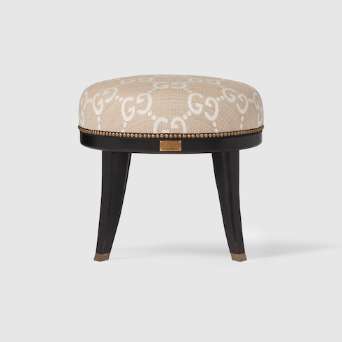 GG jacquard round stool Detail 5