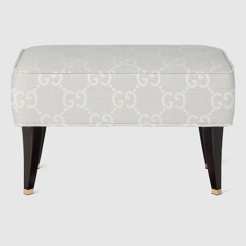 Sgabello con motivo GG jacquard