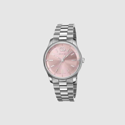 Gucci watch best sale pink face