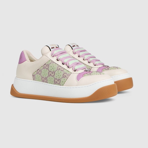 Sneaker Screener donna in pelle viola GUCCI Italia