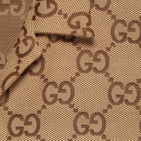 Camisa de lona con diseño de GG grande