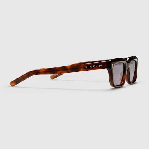 Rectangular frame sunglasses