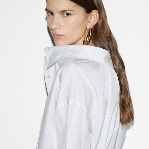 Heavy cotton poplin shirt Detail 5