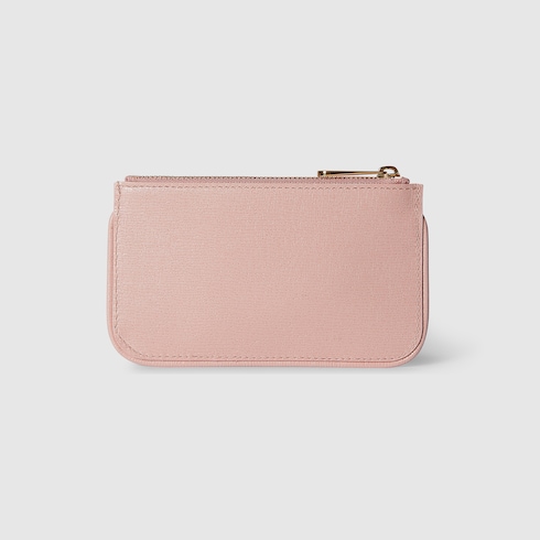 Zip key case with Gucci script Detail 4