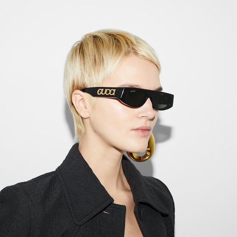 Geometric shaped frame sunglasses