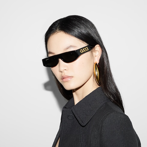 Geometric shaped frame sunglasses