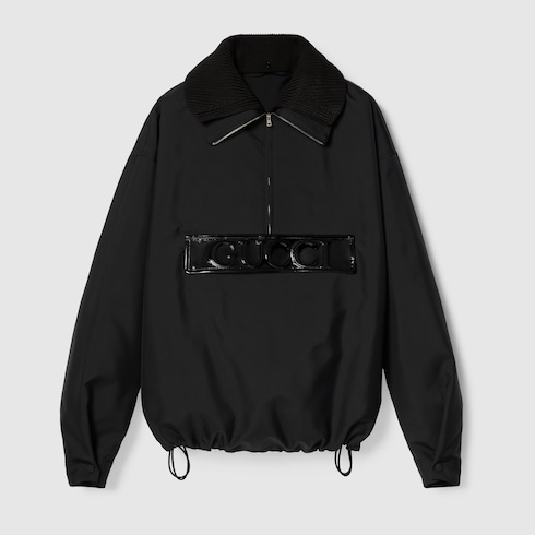 Chaquetón de gabardina técnica 