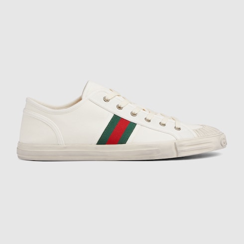 Gucci Sneakers Nastro Web Imbottito 771880/aacos In Pelle