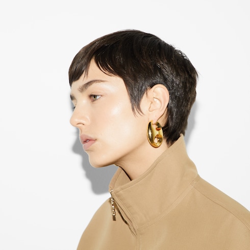 Boucles d’oreilles chaîne Marine