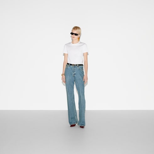T-shirt in jersey di cotone leggero