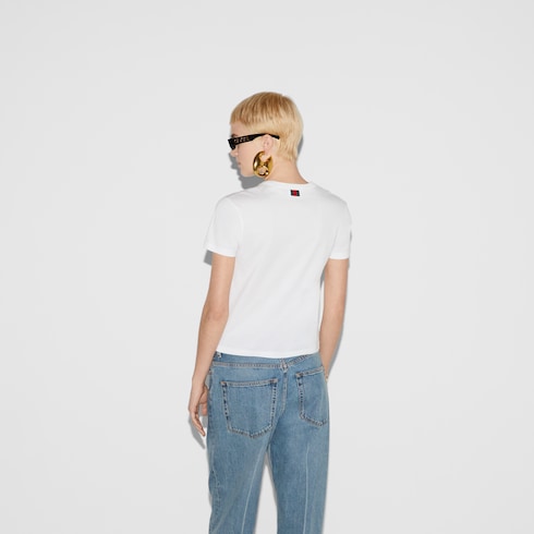 T-shirt in jersey di cotone leggero