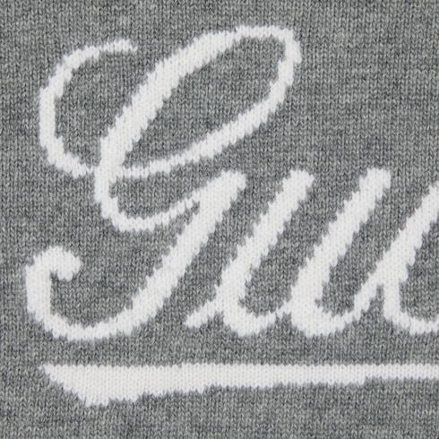 Pull en laine avec Gucci en intarsia