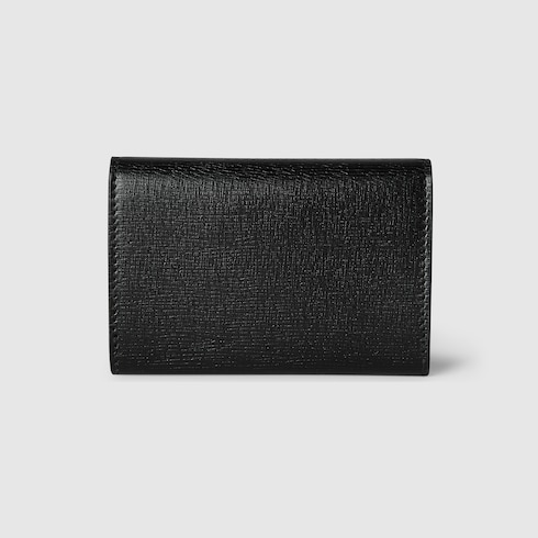 Card case with Gucci script