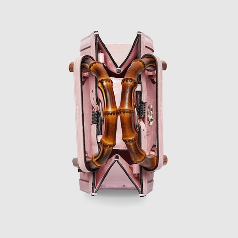 Mini borsa shopping Gucci Diana in struzzo