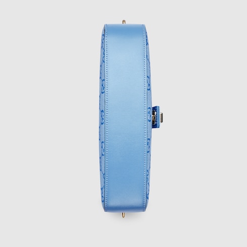 Gucci Moon Side mini shoulder bag in light blue GG canvas