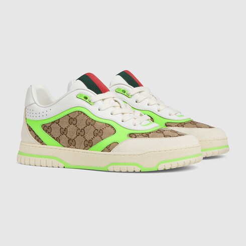 Baskets Gucci Re Web pour homme en toile Original GG GUCCI CH