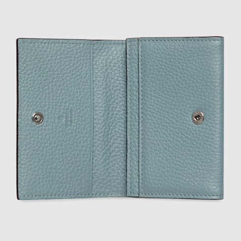 Card case wallet with Gucci logo