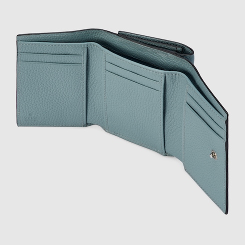 Tri-fold wallet with Gucci logo