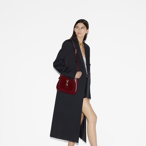 Double-breasted long wool coat