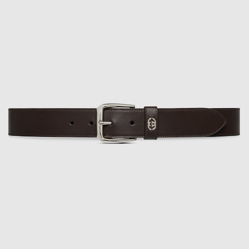 Belt with Interlocking G detail