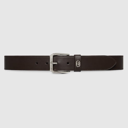 Mens gucci belt brown online