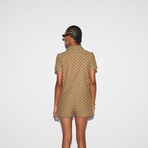 Original GG canvas jumpsuit