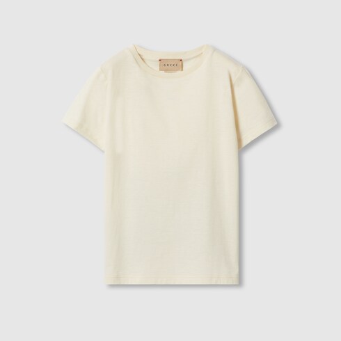 チルドレンズ〕プリント コットン Tシャツホワイト | GUCCI公式