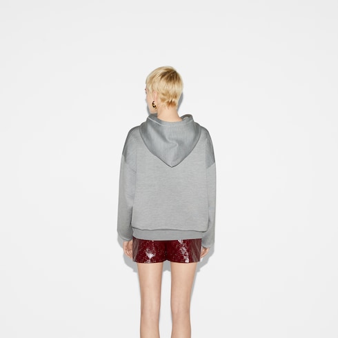 salsationウェア Grey T415.Hooded Sweater
