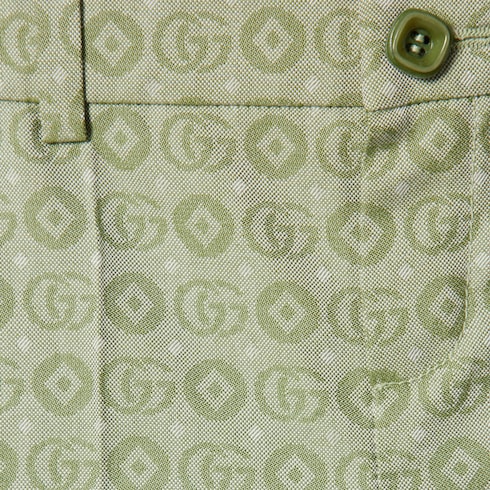 Baby Double G cotton shorts in light green GUCCI Canada