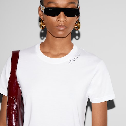 White gucci shirt women's hotsell
