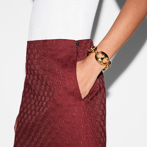 Original GG canvas mini skirt