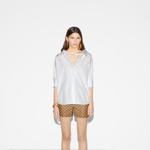 Chemise en popeline de coton épaisse