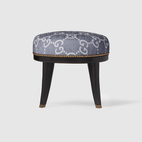 GG jacquard round stool Detail 4