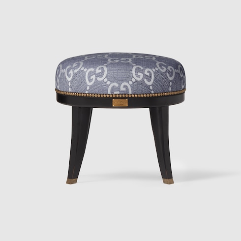 Runder Hocker mit GG Jacquard