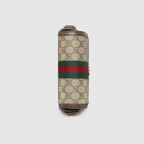 Ophidia super mini shoulder bag in beige and ebony Supreme | GUCCI® US