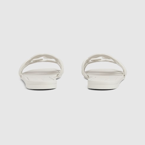 Sandalo slider donna con Incrocio GG