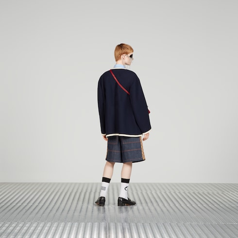 Veste en tweed rétro