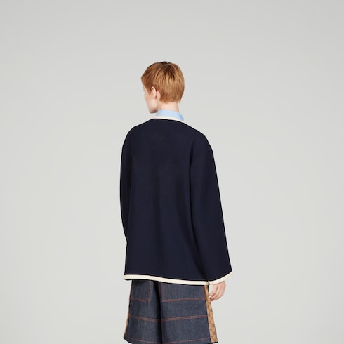 Veste en tweed rétro