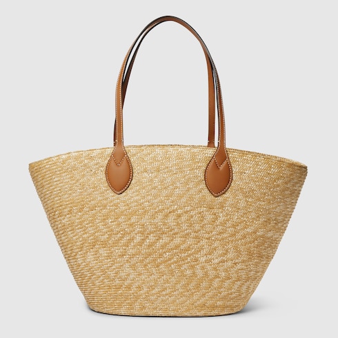 Gucci straw bags 2025