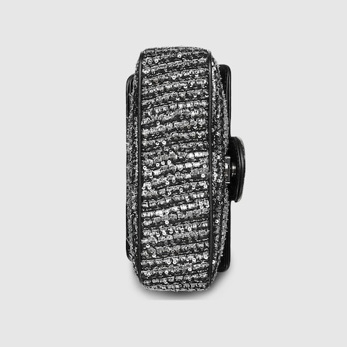 Mini borsa a spalla GG Marmont ricamata 