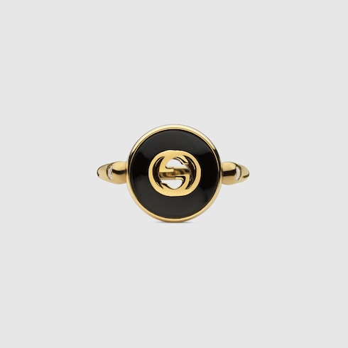 Anello Gucci Interlocking oro 18k