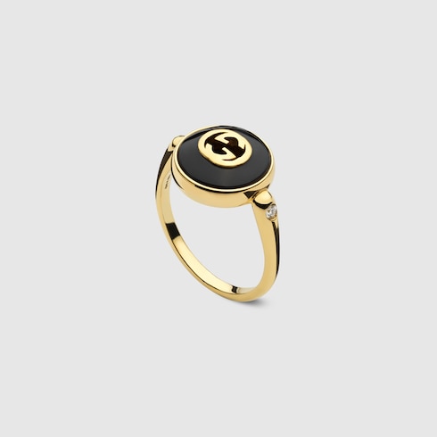 Anello Gucci Interlocking 18 carati